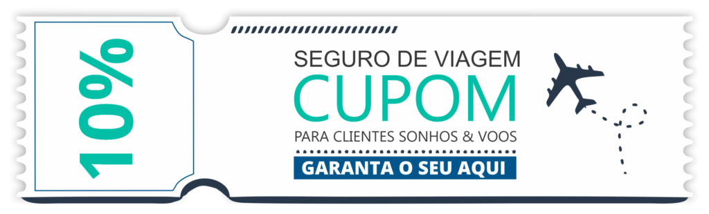 cupom para seguro de viagem